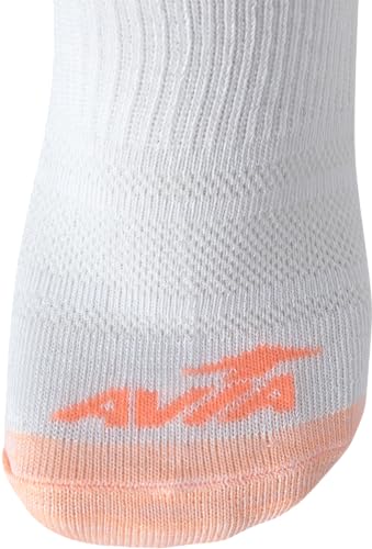 Image of Avia Womens Quarter Socks - 10 /14 Pack Soft Cushioned Moisture Wicking Quarter Cut Athletic Ankle Socks for Women (4-9)