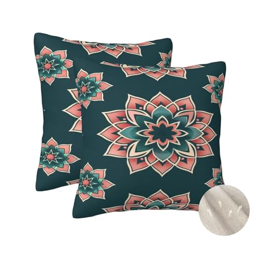 Coussin decoratif de qualité supérieure en lot de 2 - 2