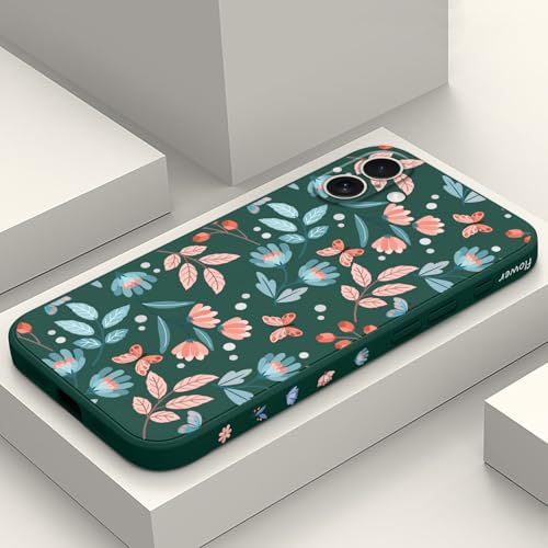 Coque iPhone 16 Plus silicone vert feuille idéale pour vos sorties et balades en nature