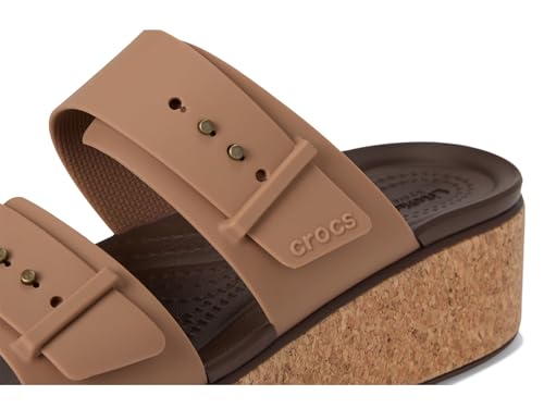 Image of Crocs Women's Brooklyn Cork Buckle Sandals