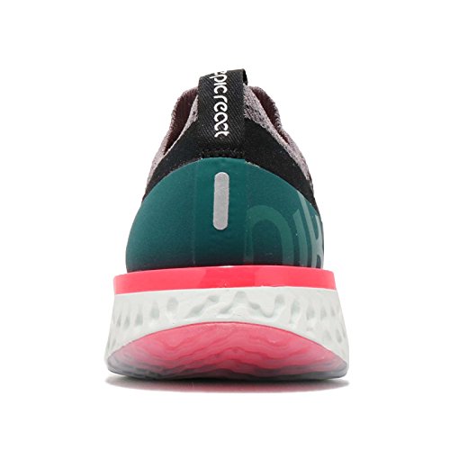 Nike Kid's Epic React Flyknit GS, Gunsmoke/White-Black, Youth Size 4.53