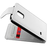 ebestStar   Coque Compatible avec Samsung S5 Mini Galaxy SM G800 G800F G800H Etui Housse PU Cuir Rabat Flip, Blanc [Appareil: 131.1 x 64.8 x 9.1mm, 4.5'']