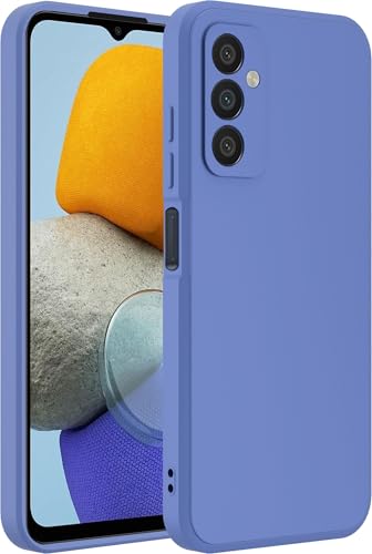 Image of A rtistque Liquid Silicone Matte Shockproof Flexible with Camera Protection Soft Back Cover Case for Samsung Galaxy F23 5G - Blue