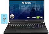 Gigabyte AORUS 15P Gaming & Entertainment Laptop (Intel i7-11800H 8-Core, 32GB RAM, 512GB PCIe SSD, RTX 3060, 15.6' Full HD (1920x1080), WiFi, Bluetooth, Webcam, Win 10 Home) with Hub