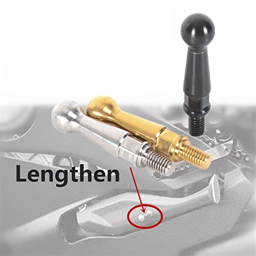 Kick stand pivot vis peg titane élargi pour modification moto Ducati