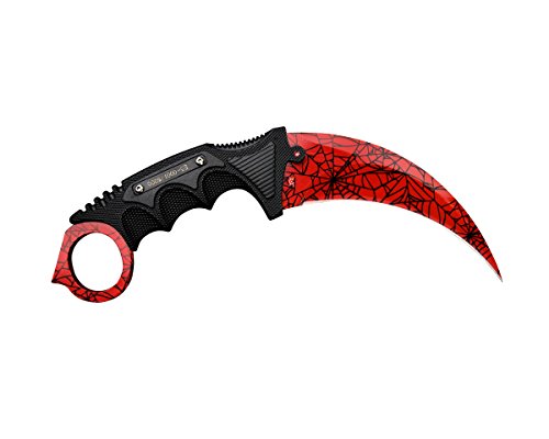 Preisvergleich Produktbild fadecase 1014 Karambit Elite Crimson Web rot