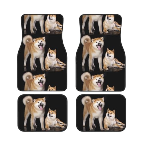 Alfombrillas coche antideslizantes Shiba Inu evita manchas en el suelo de tu automóvil