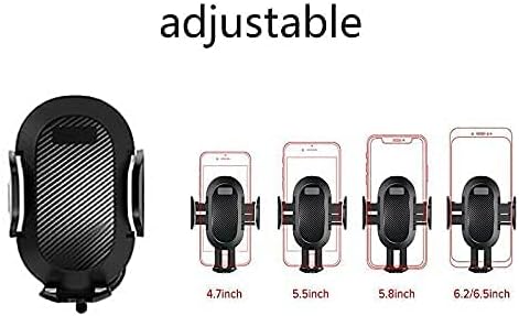 Universal 360° Phone Holder Adjustable Windshield Dashboard Sticky Pad Stand Car Mount Strong Suction & Durable Easy Clamp Compatible with All Phones and Cars image 4