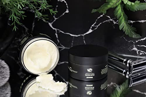 4 Fl. Oz Natural Shaving Butter, Non-Foaming Shaving Cream. Made With Moisturizing Shea Butter And Soothing Aloe Juice, Excellent Shaving Cream For Men #TOP3