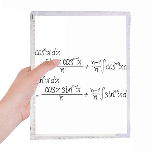 Bloc-notes à spirale rechargeable Math Knowledge Cosine pour vos calculs