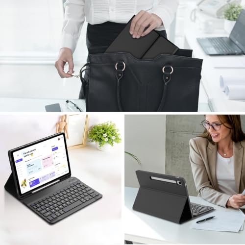 Funda con teclado Samsung Galaxy Tab S10 Lite y S9 FE con bluetooth desmontable 7