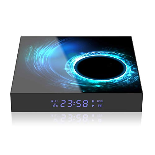 TV Box Android 10.0 Box, Smart TV Box 2GB RAM 16GB ROM H616 Quad-Core CPU Ultra HD Resolución 6K Soporte Bluetooth 5.0 WiFi 2.4G & 5G Ethernet Media Player (2+16G)