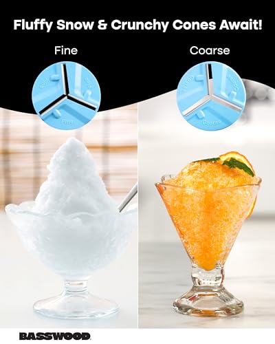 Basswood ICE SHAVER Snow Cone Machine With Ice Cube Tray thumb #2