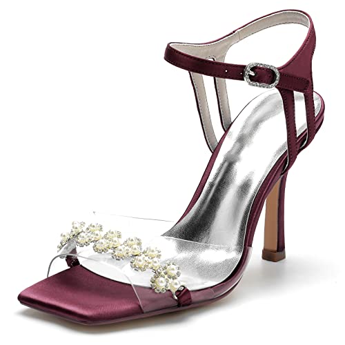 Sandales à lanières pour femme et chaussures de mariage de mariée pour un souvenir éternel