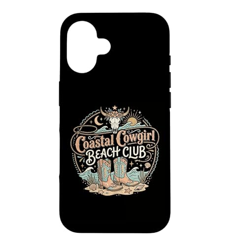 Coastal Cowgirl beach club Ranch Meets Ocean Boots Beach �X�}�z�P�[�X iPhone 16 �p