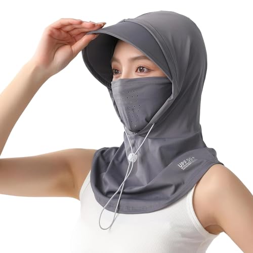 Gorro UV de 48 cm, transpirable, resistente al viento, refrescante, elástico, para mujer, protección solar para verano, playa, vacaciones, senderismo, equitación, , caminar, picnic, viajes