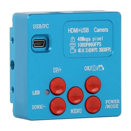 ラボ用顕微鏡アクセサリー 1080P 4K 2K 48MP 55MP HDMI USB 電子 PCB はんだデジタルビデオ C マウントカメラ拡大鏡ステレオ三眼顕微鏡用(48MP 4K 2K HDMI USB A)
