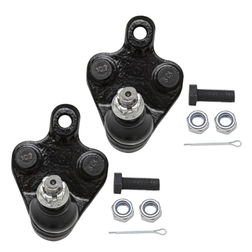 Image of Detroit Axle - 6pc Front Struts Kit for 2009-2010 Pontiac Vibe Toyota Corolla 2009-2011 Matrix, Passenger and Driver Side 2 Struts w /Coil Springs 2 Lower Control Arms 2 Lower Ball Joints Replacement