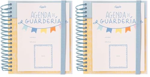 Grupo Erik - Agenda educación infantil perpetua Eggie 14 x 16cm (Paquete de 2)