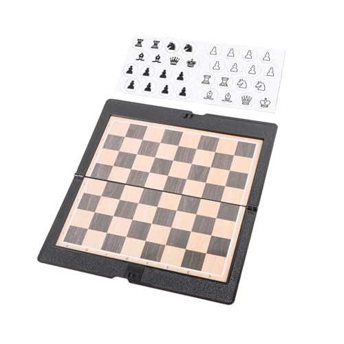 ifundom 2Set Foldable International Chess Set Compact Travel Chess Game Magnet Chess Portable Wallet Design for Easy Carrying and Storage