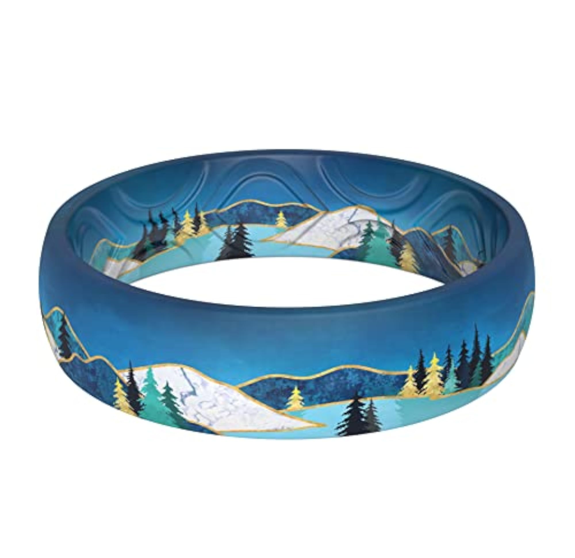 Women's Stackable Silicone Rings, Set of 10