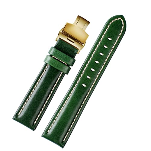 Bracelet montre en cuir 20mm 22mm 18mm interchangeable motif bambou et boucle déployante