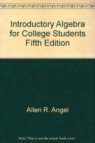 Introductory Algebra for College Students Fifth... 0536632405 Book Cover