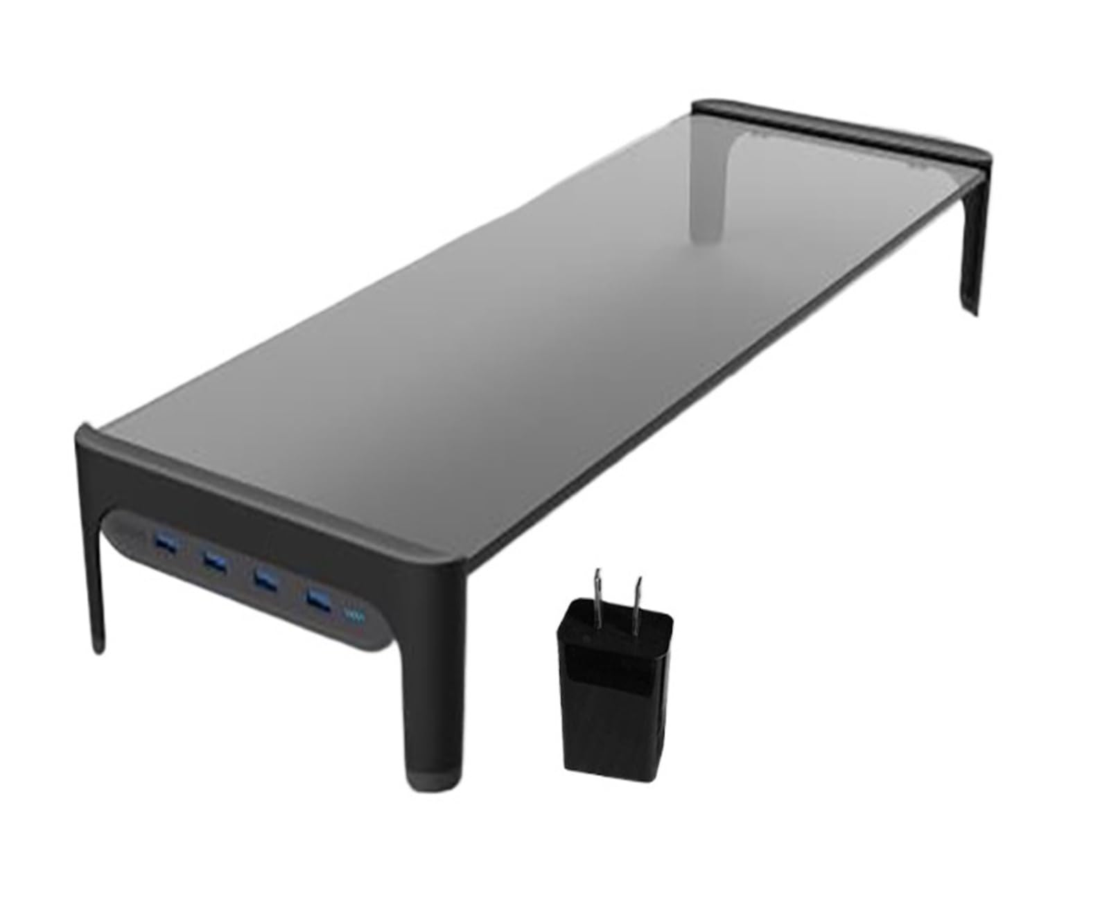 Support moniteur de bureau pour corriger la posture et ranger le clavier