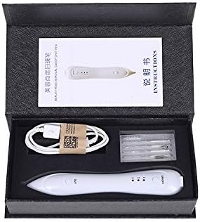 Spot Removal Pen Mole Tattoo Remover Pen For Tag Nevus Freckles Dark Spot Birth Mark Skin Pigmentation Age Spots beauty Skin Machine (New version white)