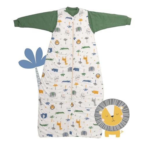 schlummersack Kinder Schlafsack Baby ganzjährig 150 cm Dschungel...