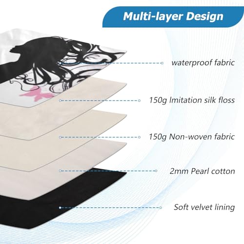 Funda para portátil de 13-14 pulgadas Butterfly Girl miniatura 4