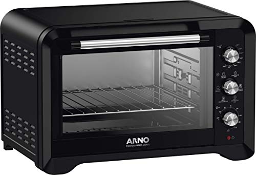Arno Forno Elétrico Arno Airfry 6 em 1 FOR4, Preto, 40L, 220V