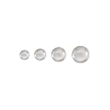 WEAXIO 160pcs Glass Dome Cabochons - 10mm 15mm 20mm 25mm Clear Round Non-Calibrated Cabochon Tiles for Jewelry Making, Resin Art, Cameo Pendants, DIY Photo Charms & Craft Projects