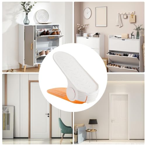 Présentoir de baskets double couche idéal pour optimiser un dortoir ou studio