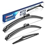 Dynoels Wiper Blades, 3 Windshield Wipers for Toyota RAV 4 2019-2023, Venza 2021-2022, Verso 2009-2019, 26
