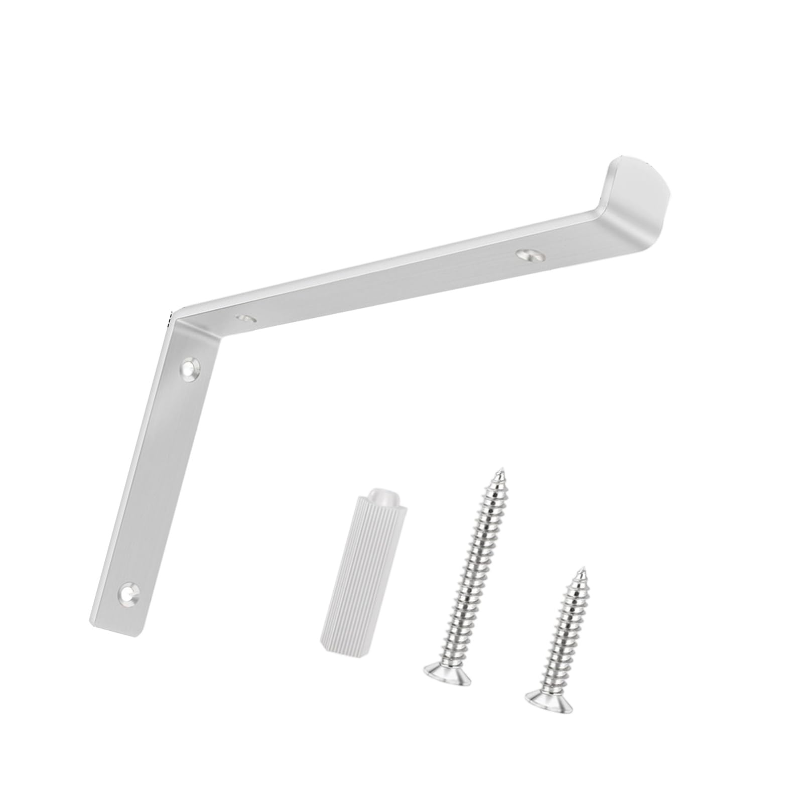 Load Wall Mounted L Brackets Strong Steel Shelf Corner Shelf Brackets for Kitchen Cabinet Bathroom Storage Bathroom Organizers