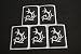Tribal Make Up Stencil- 5 Pack
