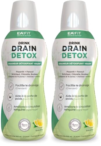 Draineur Detox Eafit Minceur : formule aux 19 plantes testée cliniquement