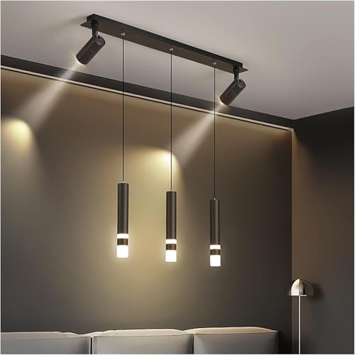 Lampe suspendue en cristal pour illuminer le comptoir de bar ou salon