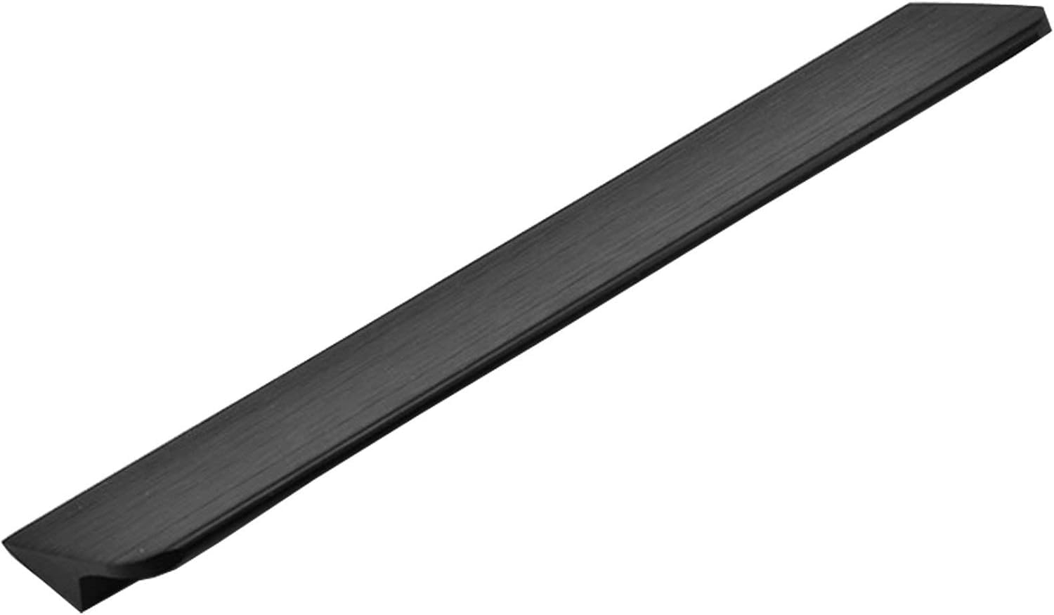 Tnbccxn Black Cabinet Handles, Concealed Handles, 2 Pcs Finger Edge Pull(,Hole Distance:128 Mm)