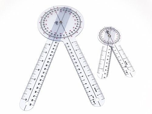 Set de 2 Goniómetros Espinales 360° 12 y 6 pulgadas miniatura 1