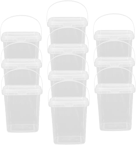 TIDTALEO Cubo de helado de 1 galón para helado casero de pavo y salmuera con tapa, contenedor reutilizable para helado, barril en miniatura, 10