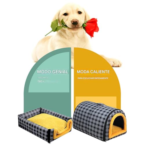 Cama para Gatos Impermeable y Convertible de Invierno y Verano 5