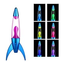 GorYeeFine Rocket Shaped LED Lava lamp