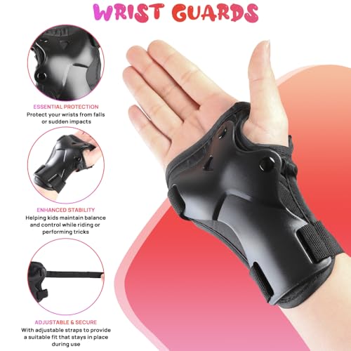 image for JBM Kids and Youth Knee Pads Elbow Pads Wrist Guards Child Protective 