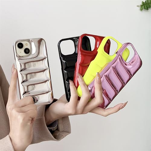 Coque Down Jacket iPhone 11 brillante violette antichoc - 6