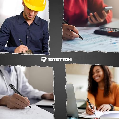 Bastion PEN-BLTACN-TTN-BLK ® Luxury Bolt Action Pen, Durable Professional Ballpoint Pen With Fine Tip, Edc Pen thumb #6
