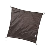 nesling Coolfit Sonnensegel (Quadrat 3,6m x 3,6m x 3,6m x 3,6m, Anthrazit) Sonnenschutz, Wasser und...