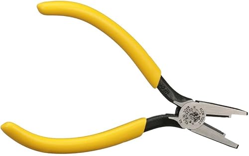 Miniatura 3 de Klein Tools D234-6 Scotchlok Connector Alicates de crimpado con cuchillos endurecidos por inducción, junta remachada en caliente y asas curvas
