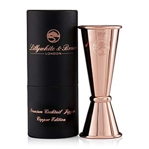 Stainless Steel Jigger Spirit Measure – Single Double Shot Measure 25ml 50ml | Reversible Alcohol Pourer – Perfect Home…